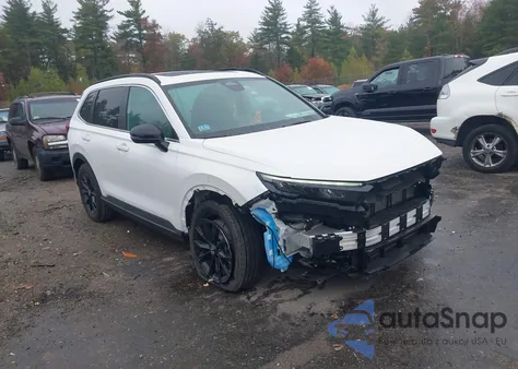 2025 Honda Cr-V Hybrid Sport z USA, uszkodzony, nr VIN 7FARS6H54SE065415